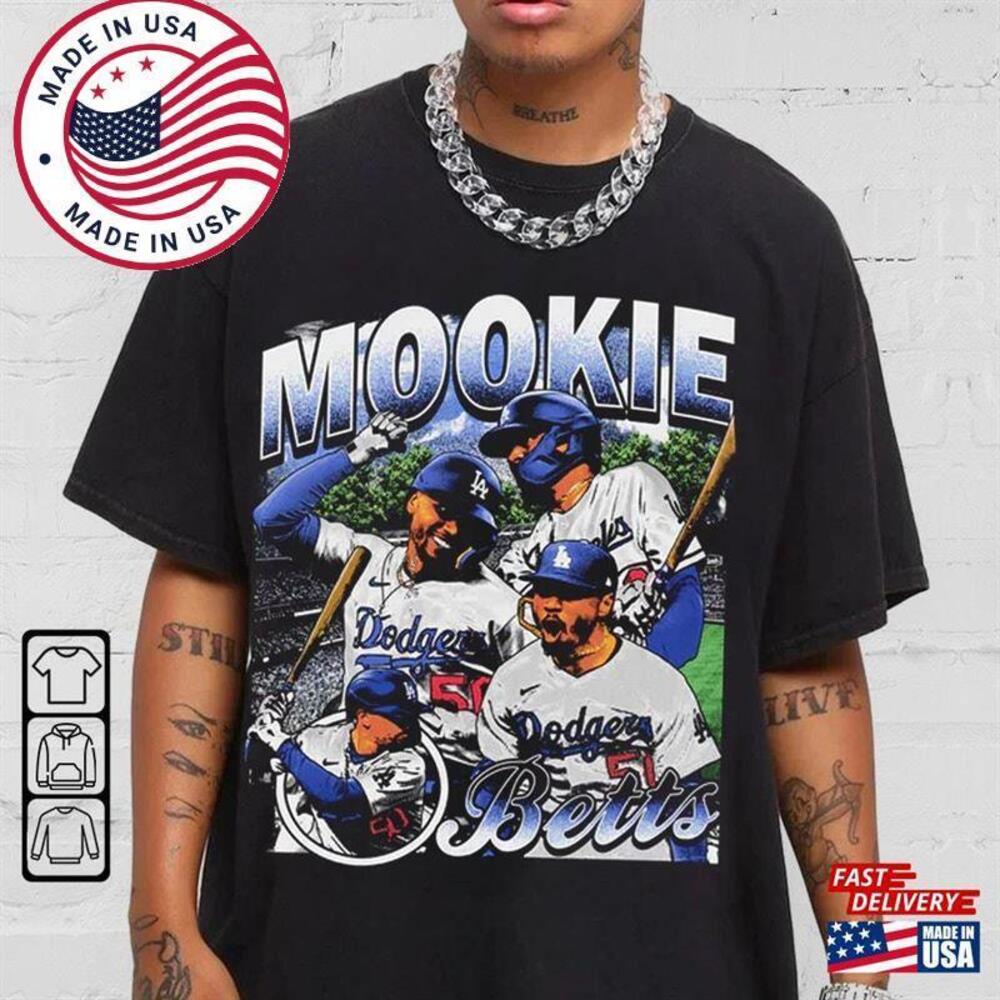 Mookie Betts Sport T-shirt Retro 90S Tour Ticket Album Unisex Classic